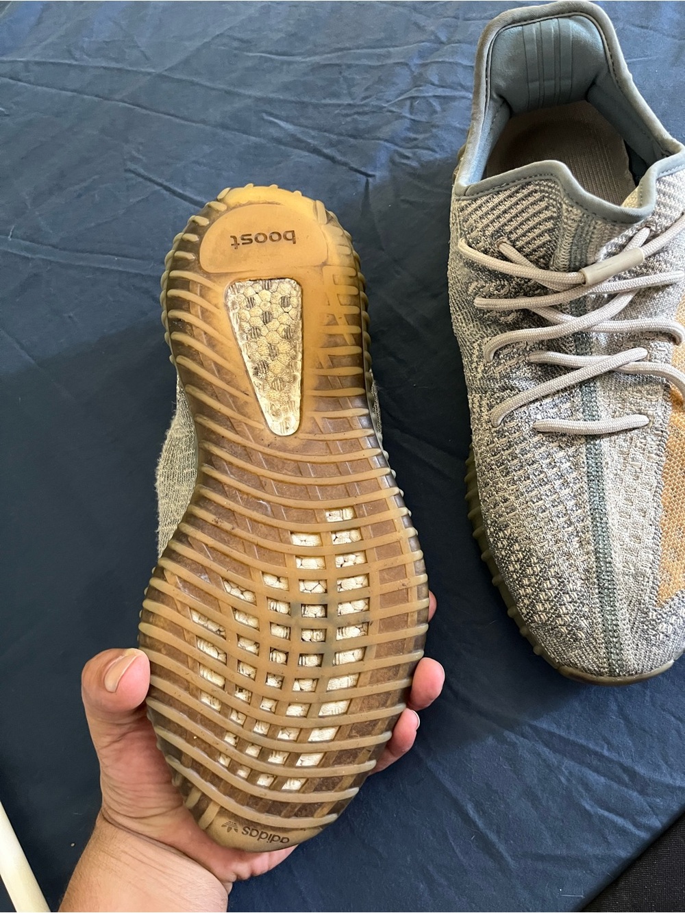 Adidas Yeezy Boost 350 V2 Men’s Sneakers - Grey/Tan
